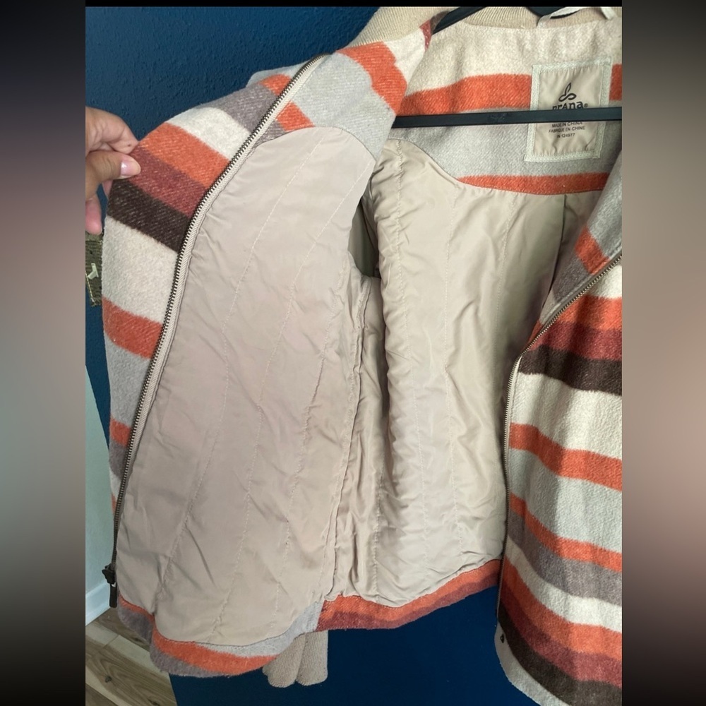 Women's PRANA Wool Blend Casual COAT Lily Jacket - Picture 4 of 7